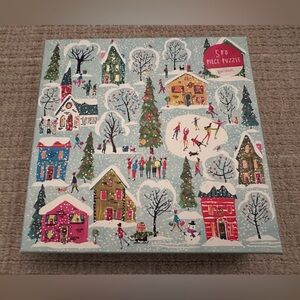 NIB 500 PIECE GALISON TWINKLE TOWN PUZZLE CHRISTMAS PUZZLE WINTER PUZZLE